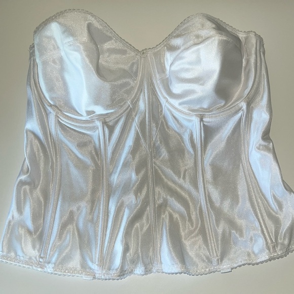 Longline Satin Bra - Picture 1 of 5